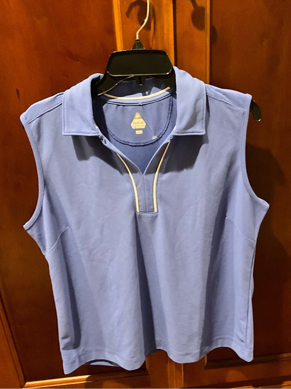 NWT Bolle Sleeveless Polo Top in Periwinkle Blue Size Xlarge